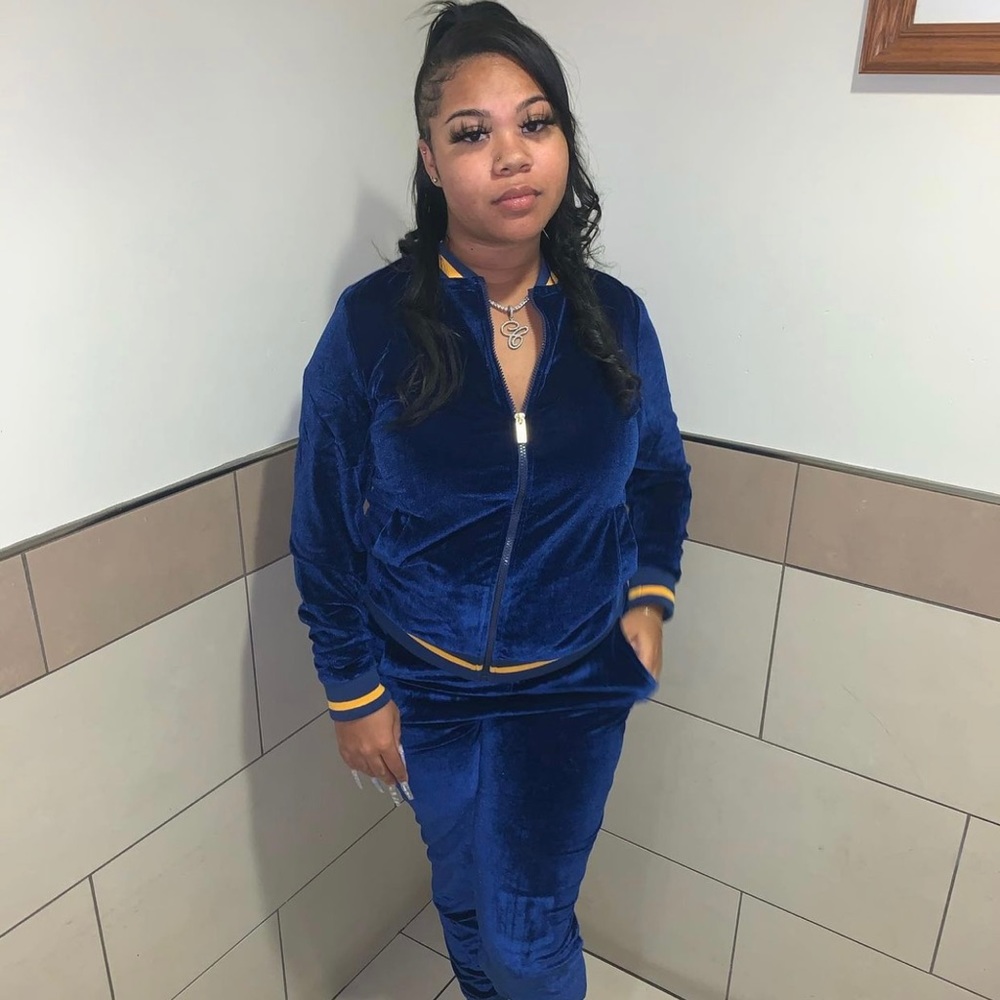 Royal Blue Track Suit